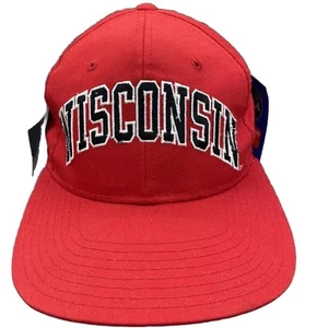 Cappello da baseball Wisconsin Badgers STARTER The Right NCAA ricamato nuovo con etichette - Foto 1 di 12