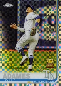 Topps Chrome #179 2019 Willy Adames X-Fractor - Imagen 1 de 2