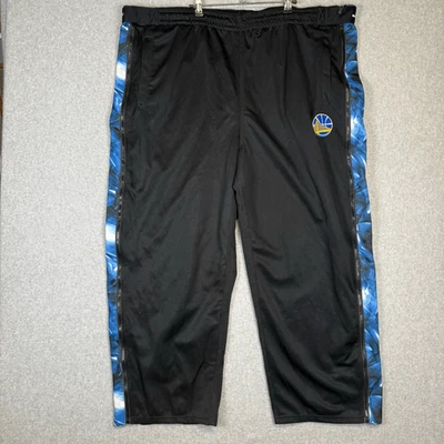 Nuevos pantalones deportivos vintage de la NBA con cremallera para hombre talla 4X Golden State Warriors Foto 1 de 4