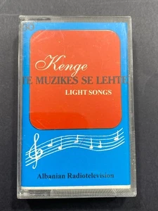 ALBANIA RARE CASSETE WITH ALBANIAN LIGHT SONGS-COMMUNISM TIME - Picture 1 of 4