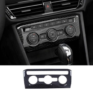 For Volkswagen Taos 21~23 ABS Carbon Fiber Central Console AC Switch Panel Trim - Picture 1 of 11