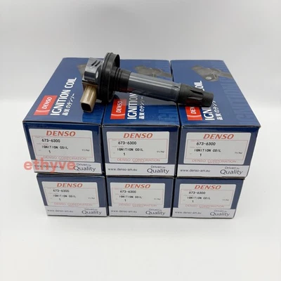 DENSO 6x Ignition Coil For Ford Explorer F-150 3.5L Flex Lincoln DG549 673-6300 — 第 1/4 张图片