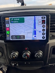 CarPlay Radio Stereo GPS WIFI For 13-19 Dodge Ram 1500 2500 3500 64G Android 15 - Picture 1 of 20