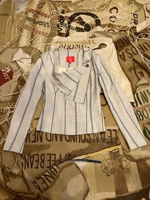 ПРЕДВАРИТЕЛЬНО ЛЮБИМЫЙ VIVIENNE WESTWOOD КРАСНЫЙ ЯРЛЫК СЕКСУАЛЬНЫЙ В ГОРОДЕ КУРТКА РАЗМЕР ЕГО 40 - Изображение 1 из 4