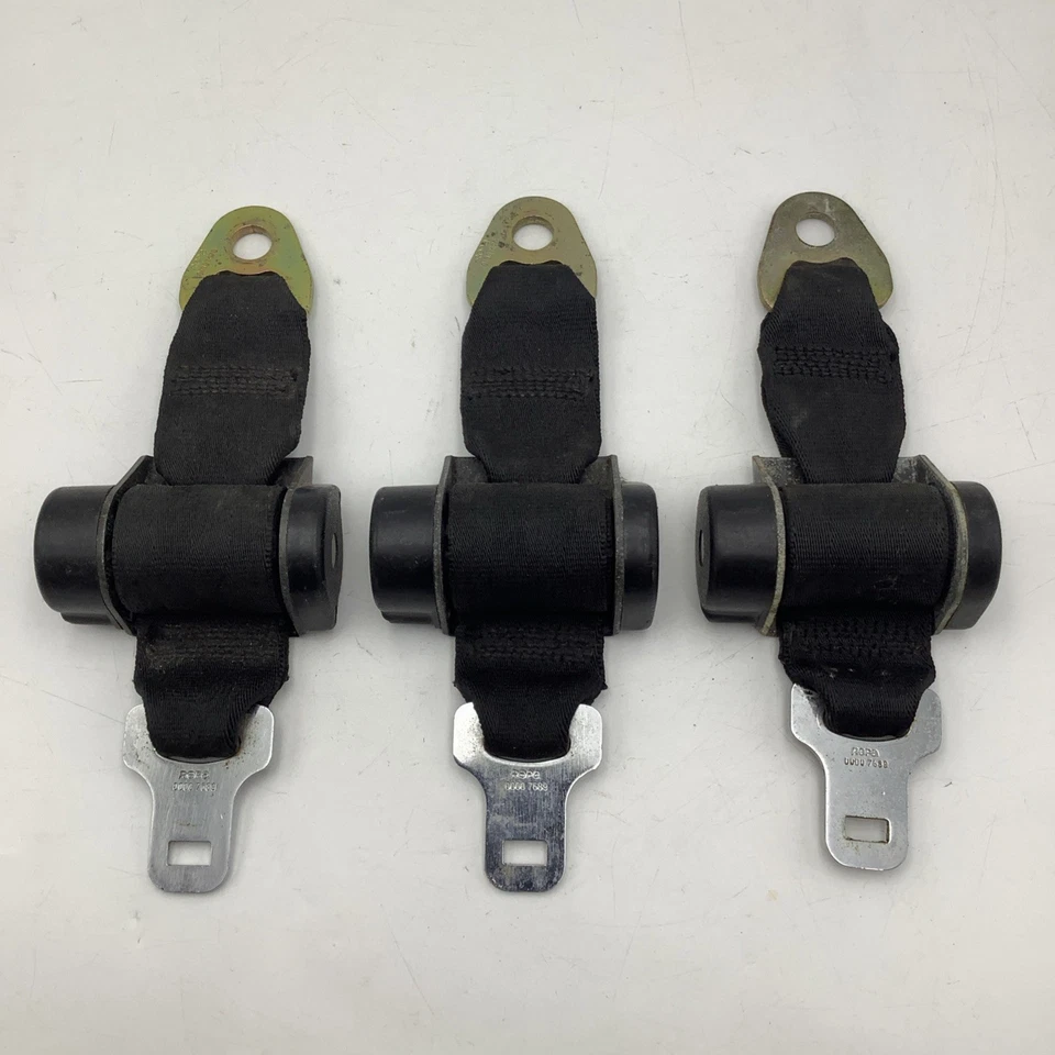 Lote de 3 cinturones de seguridad traseros Porsche 911 1978-1982 80-85 924 477857787B 477857787C Foto 1 de 4