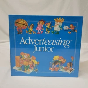 1989 Adverteasing Junior Board Game Cadaco NEW SEALED! Brain game Slogans Names - Picture 1 of 7