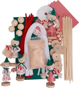 VBS set fai da te bambole di zucchero 5 pezzi materiale fai da te artigianato set creativo - Foto 1 di 6