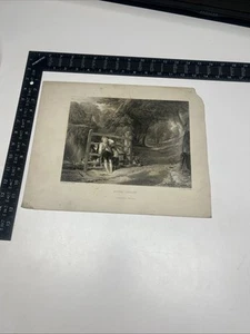 26 ART PRINT PAPER ETCHING 1937 Rustic Cavity Cousen Sculp Collins PINX Appleton - Picture 1 of 17