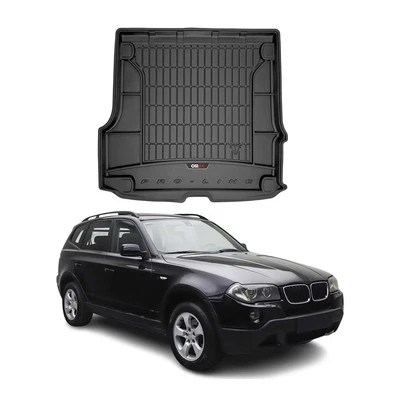 OMAC Premium Cargo Mats Liner for BMW X3 E83 2004-2010 Rubber TPE Black 1Pc - Изображение 1 из 4