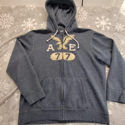 Sudadera con capucha vintage Y2K American Eagle cremallera completa para hombre 3XL Foto 1 de 4