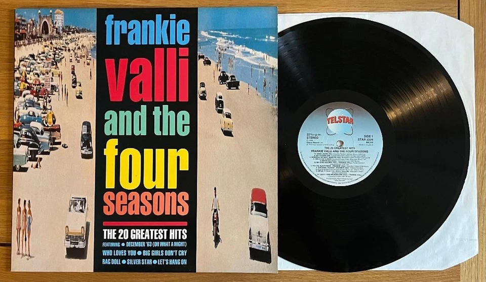 FRANKIE VALLI and THE FOUR SEASONS : 20 GREATEST HITS VINYL LP   best - Image 1 of 3