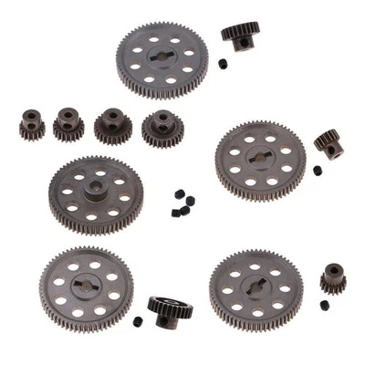 Durable Metal Spur Differential Gear 64T Motor Pinion Cogs For HSP 1/10 RC Car - Image 1 of 4