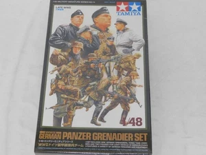 1/48 Tamiya WWII German Panzer Grenadier 14 Figures Set Plastic Model Kit NEW - Picture 1 of 1