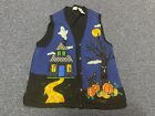 Women's Vintage '90s Holiday Editions Knit Halloween Sweater Vest Size XL B5