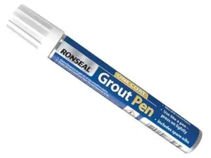 Ronseal One Coat Grout Pen Brilliant Touch up Painted White 7ml RSLGPBWH7 - Picture 1 of 3