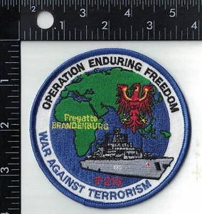 Fregatte Brandenburg F 215  Army Germany War against Terror Operation Enduring.. - Picture 1 of 1