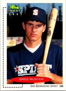 1991 Classic Best #178 Greg Hunter