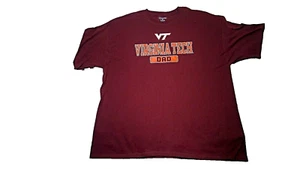 Champion Virginia Tech Dad T Shirt 2XL Maroon Hokies - Bild 1 von 5