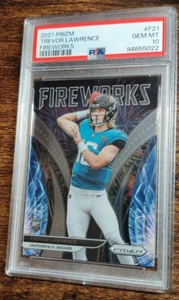 2021 Prizm Fireworks Trevor Lawrence RC PSA 10! ROOKIE #F21 - Picture 1 of 4