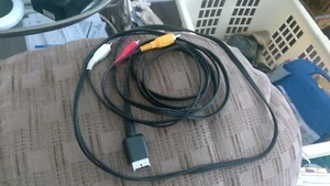 Original Sony PlayStation RCA AV Audio Video Cable Cord PS1 PS2 PS3 - Picture 1 of 4