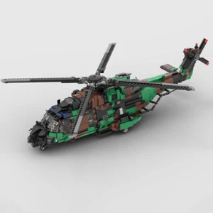 MOC: NH-90 Tactical Transport Helicopter with Rotor System 2515 Pieces DIY - Picture 1 of 15