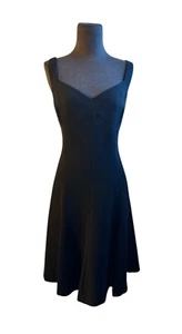 Women's Chaps Little Black Dress Sleeveless Lined Career Party Cocktail Size 6 - Picture 1 of 11