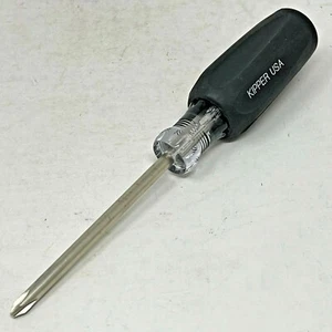 Kipper Tools P2 1/4" Phillips Head Screwdriver 4" (9" L with handle) Made in USA - Picture 1 of 10