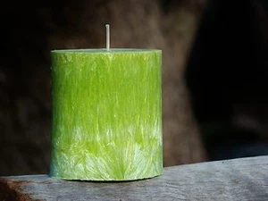 70hr BANANA & COCONUT Bright Scented Natural BIG OVAL CANDLE Tropical Fragrances - Picture 1 of 24