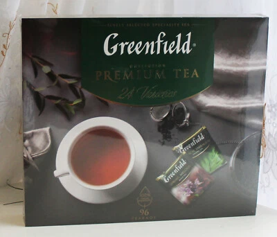 96 Beutel Greenfield Premium Collection Tee Geschenk Set 24 Sorten - Bild 1 von 3