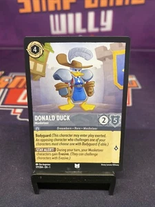Disney Lorcana TCG - Donald Duck “Musketeer” 177/204 Uncommon Non-Foil NM/MINT - Picture 1 of 2