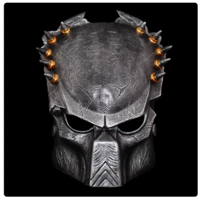 Alien vs Predator AVP Lone Wolf Predator Mask Collection Resin Mask Cosplay Prop - Image 1 of 4