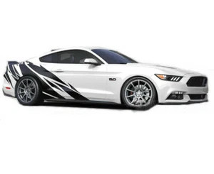 Graphics Sticker Side Decal Kit For Ford Mustang Rear Fender Stripe Bumper Wrap - Imagen 1 de 6