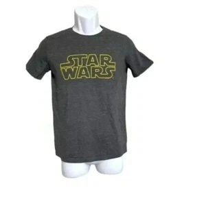 Old Navy Star Wars Graphic T‑Shirt – Boys XL (14–16) Gray Logo – Short Sleeve - Picture 1 of 6