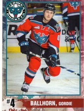 2017/18 Kelowna Rockets - GORDIE BALLHORN [Esbjerg Energy] Denmark
