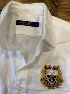 Womens White golf polo shirt - Picture 1 of 2