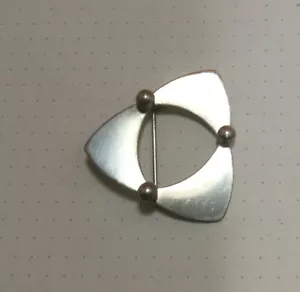 Modernist Sterling Atomic MCM Jewel Art Brooch/Pin Sterling Silver - Picture 1 of 6