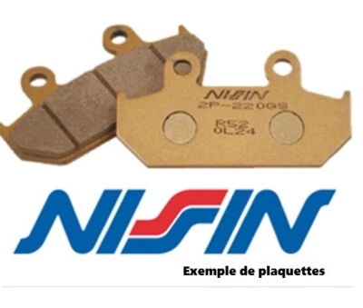 Plaquettes frein moto avant NISSIN Kawasaki ZZR 600 1990 - 2006 - Photo 1/2