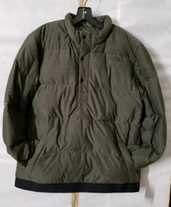The North Face Eros Down Pullover Jacket Small Taupe Green Heather $149 - Picture 1 of 11