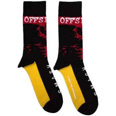 THE OFFSPRING 2 DIFFERENT  pairs socks US Size 7.5 - 11.5 - Image 1 of 2