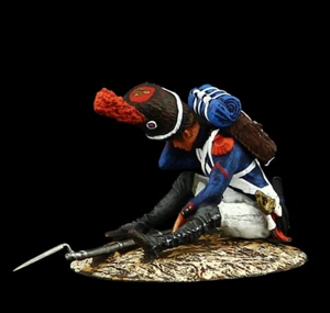 Soldado de hojalata granadero herido de colección de la Guardia Imperial Francesa, 1808-15 - Imagen 1 de 4
