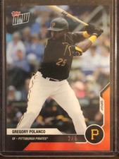2020 Topps Now #OD-346 Gregory Polanco Pittsburgh Pirates 2/5