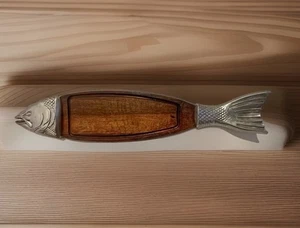 Vintage Cutting Board For Fish- Scandia Present, Made in Sweden Karlshamn - Picture 1 of 8