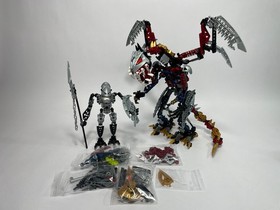 LEGO Bionicle Lot Vezon Kardas 10204 Brutak Axonn 8764 8734 8733 Incomplete Read