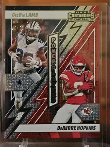 CeeDee Lamb / DeAndre Hopkins 2024 Panini Contenders Power Players - Picture 1 of 2
