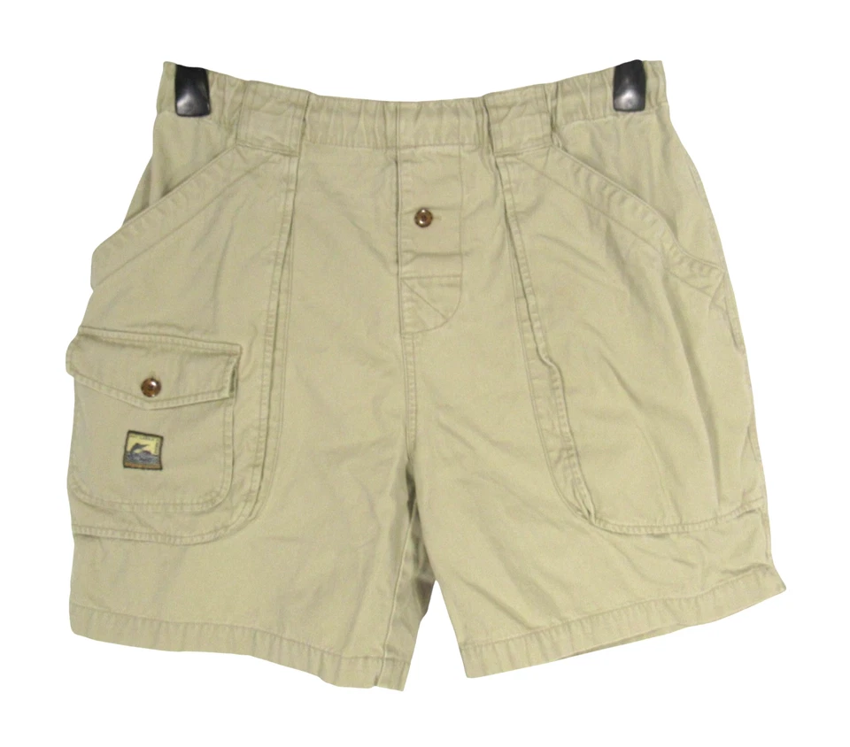 Pantalones Cortos Carga KEY LARGO Caqui TWOLL Cordón Cintura KEY LARGO DE COLECCIÓN Talla M Foto 1 de 4