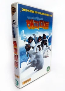 HAPPY FEET - original Korean VHS release (2007) NTSC Korean dub LATE - Picture 1 of 7
