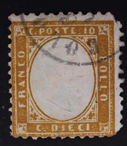 ITALY SC# 17 USED CV$325 CORNER FAULTS - Picture 1 of 3