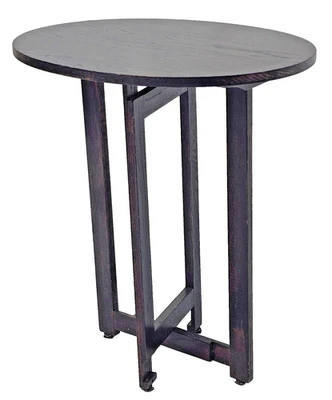 "Mesa plegable McGuire 1969 Arts & Crafts Mission roble Gateleg 24"" de alto" Foto 1 de 4