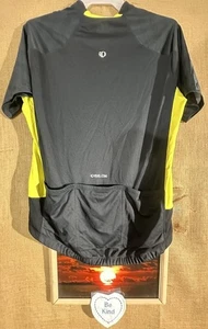 Pearl iZuMi adult unisex black yellow cycling jersey 2XL full-front-zipper 3-bac - Picture 1 of 4