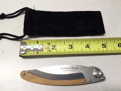 Garrett Wade Tool Design Folding Knife K Lock Blade Made In France - Image 1 of 4